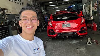 Vloghonda Civic Type R Fk8R Install Hondata Final Tune 375Hp At Fast Auto Work