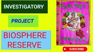 BIOLOGY INVESTIGATORY PROJECT/BIODIVERSITY CONSERVATION/CLASS 12/BIOLOGY PROJECT