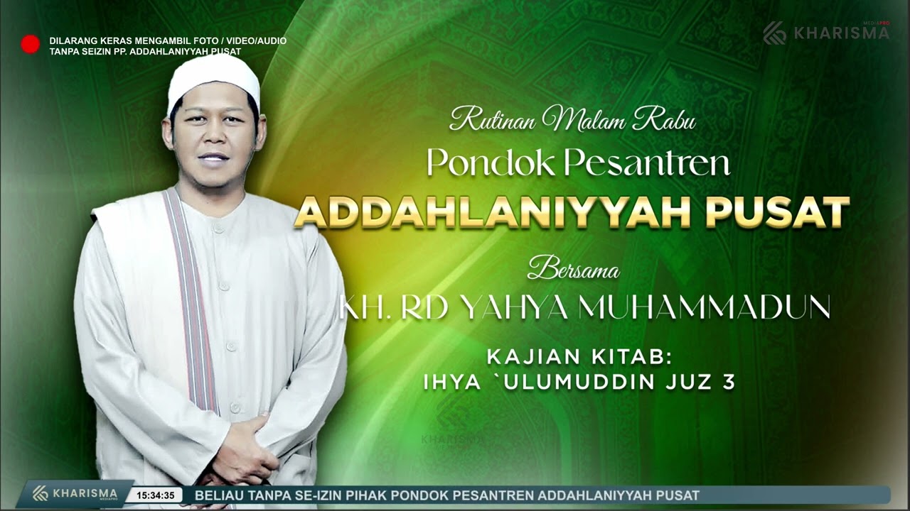 4 FEB 2025 (IHYA JUZ 3 ASSALAM HAL 218) TENTANG TERHINA NYA DUNIA PART 23