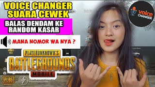 VOICE CHANGER BALAS DEND4M SAMA RANDOM KASAR | PUBG Mobile