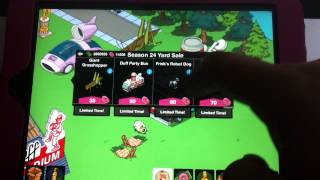 The Simpsons Tapped Out New Update Season 24 Yard Sale