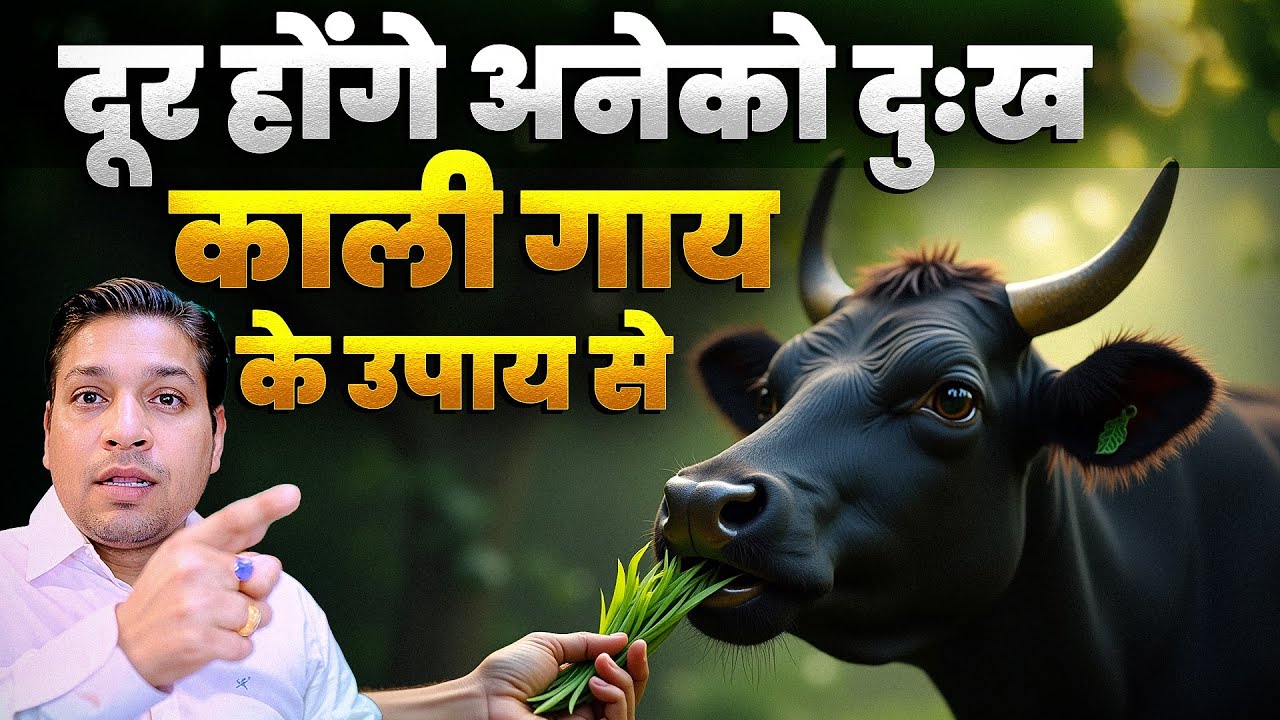 काली गाए से करें अनेकों दुखों का उपाय | Black Cow Remedy For Many Problems