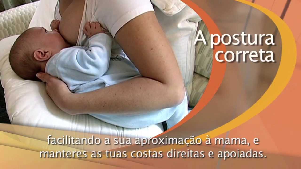 Amamentação: a postura correcta