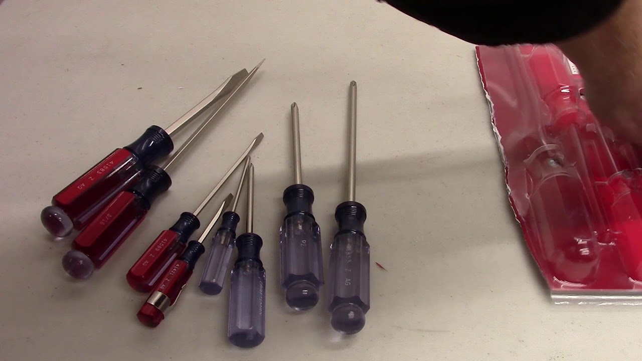 Craftsman Screwdriver 8 Piece Set Makes a Great Present! YouTube