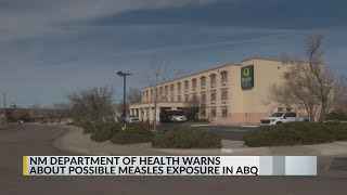New Mexico Department of Health warns about possible measles exposure in Albuquerque