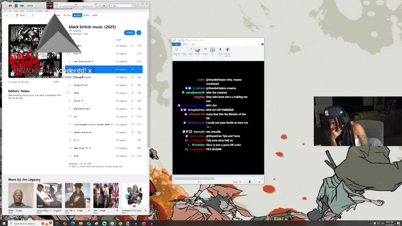 Shawn Cee reacts to Jim  Legxacy Black British Music album