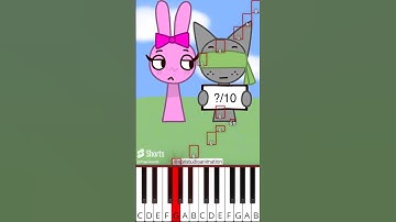 Rating Sprunki Kisses 💋 | Sprunki Incredibox #sprunki (@soristudioanimation) - Octave Piano Tutorial