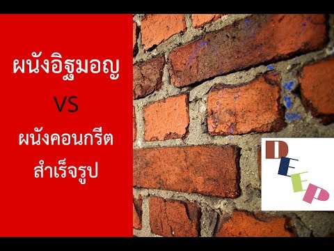 วีดีโอ: คุณทำผนังอิฐคอนกรีตได้อย่างไร?