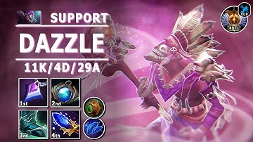 Dazzle Hard Support | 7.31c | Pos 5 Dazzle Guide | Dota 2 Immortal Gameplay