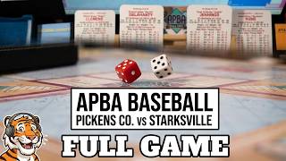 APBA Basic Baseball Game Hall of Fame League Pickens County (37-20) vs Starksville (31-26) gm #286