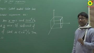 JEE MAIN 2020 Thermal Expansion -01 (7th JAN S1) By SSI Sir B.Tech IIT Delhi