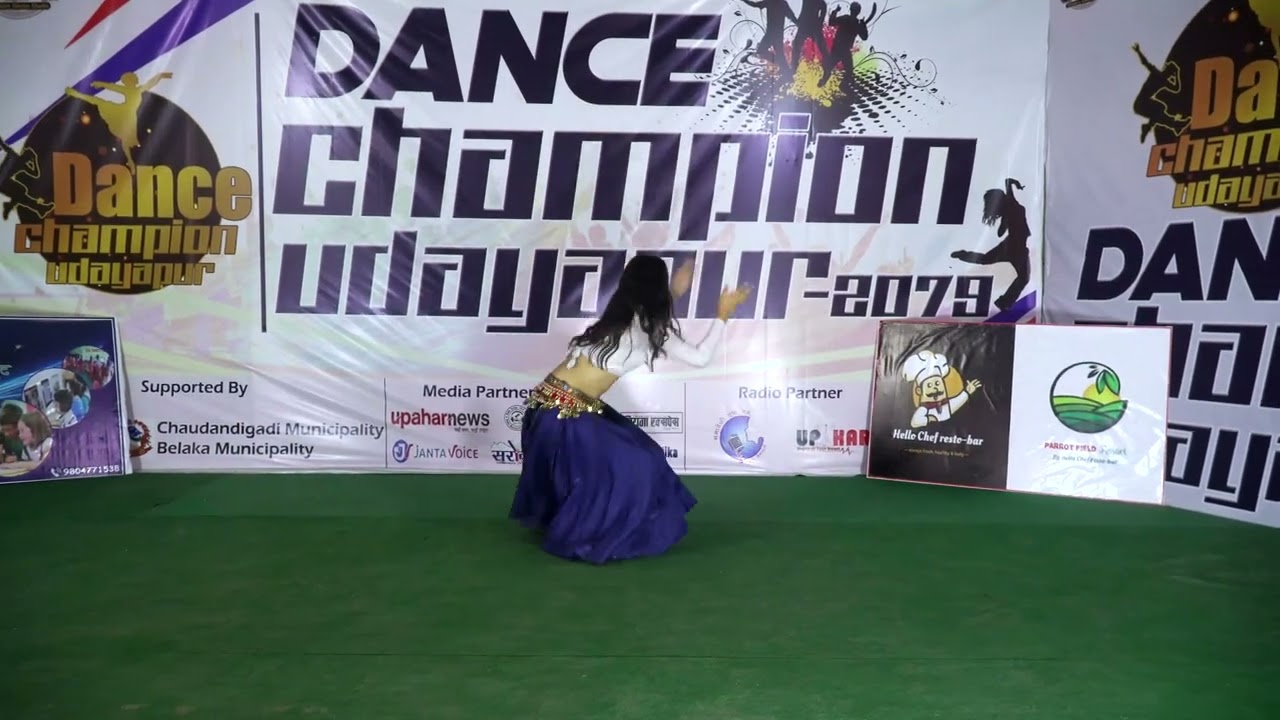 belly dance  Aayushma Biswakarma in dance champion udayapur