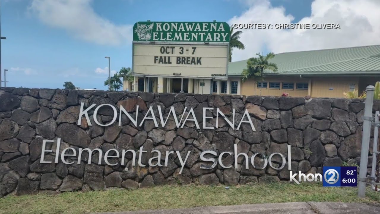 Konawaena Elementary's fire alarms have been broken for two years YouTube