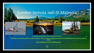 Geografi Tingkatan 3:Sumber Semula Jadi Di Malaysia (BAB 6)