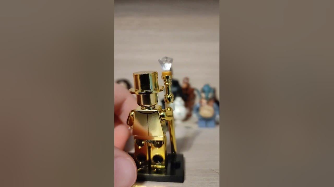 мистер голд минифигурка лего - YouTube