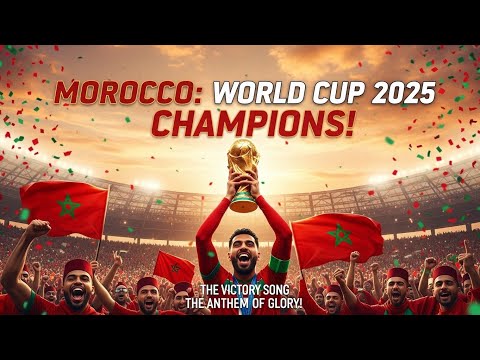 المغرب أسود القمة أغنية أسطورية تهز العالم بعد التتويج بكأس العالم 2025
