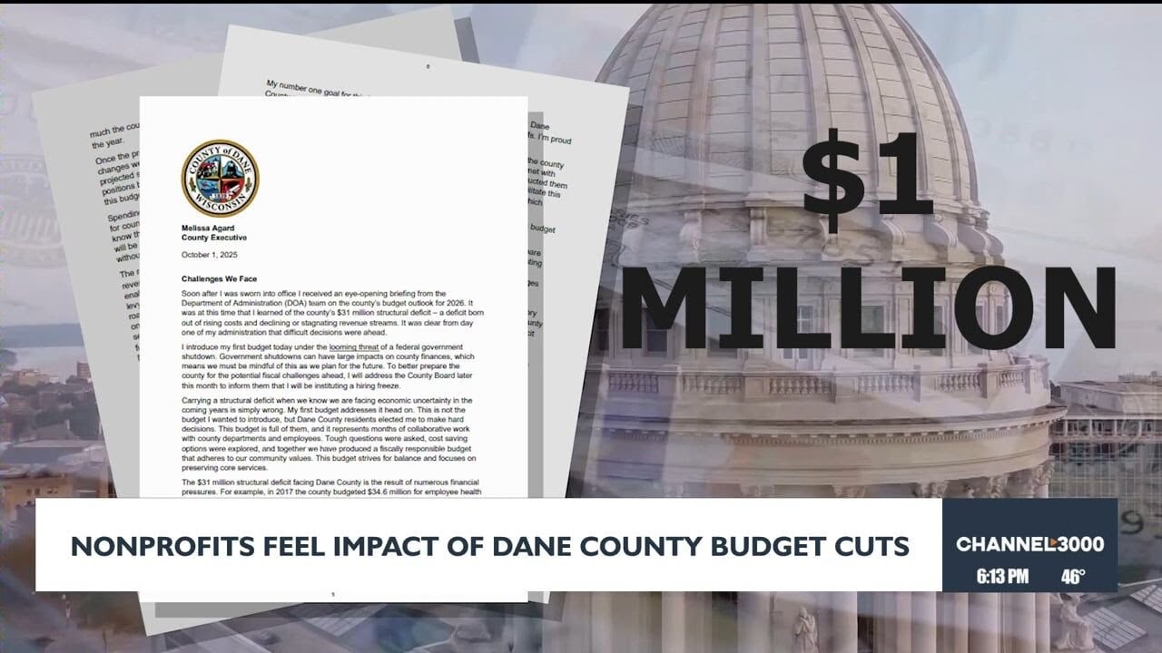 Nonprofits feel the impact of Dane. Co budget cuts
