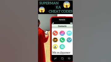 SUPERMAN KA CHEAT CODES 😱😱#shorts #ytshorts #viralshort #gaming #cheatcodes #trending #viral