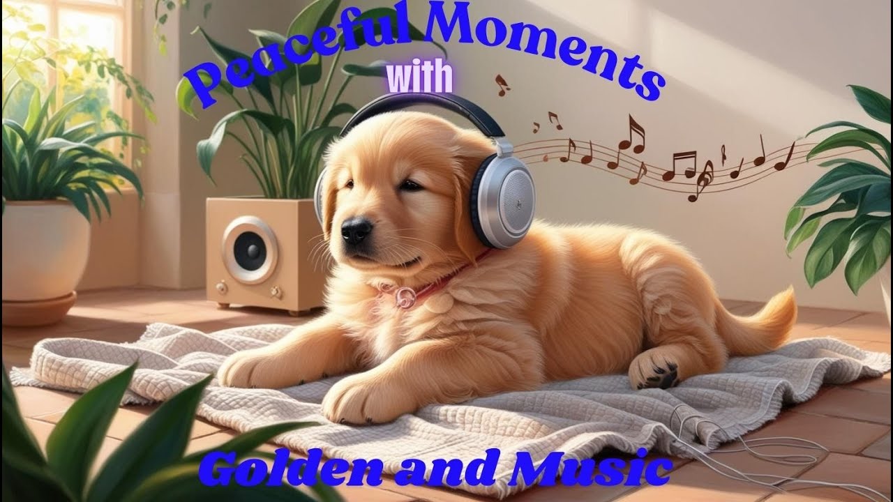 PEACEFUL MOMENTS WITH GOLDEN RETRIEVERS AND MUSIC - YouTube