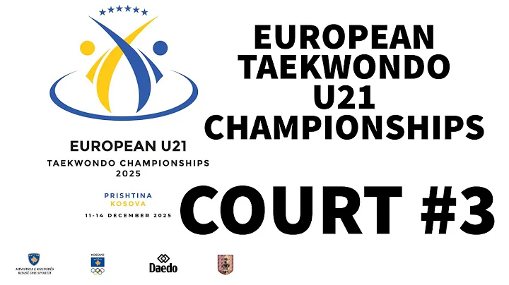 European Taekwondo U21 Championships 2025 - Prishtina, Kosova | Court #3