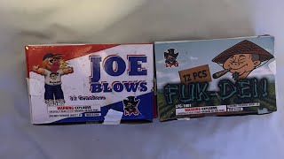 Firecracker comparison FUK-DEN VS Joe Blows🧨 #fireworks #LFG