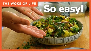 Smashed Cucumber Salad - Garlicky, Refreshing and Spicy! | The Woks of Life