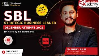 New SBL Batch Starts! December 2026 Attempt — Class 1 by Sir Shaikh Bilal