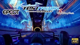 Test Track On Ride Low Light 4K POV with Queue EPCOT Walt Disney World 2023 04 04