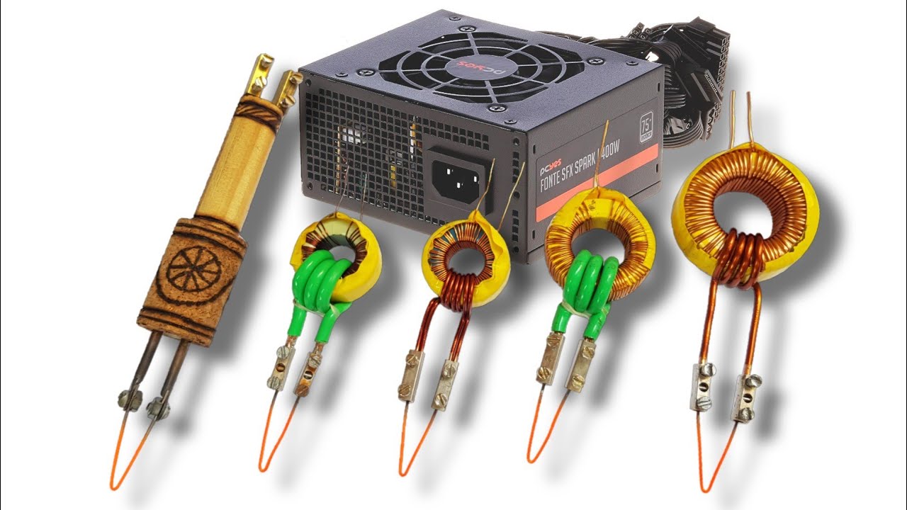 como fazer pirógrafo com fonte ATX  