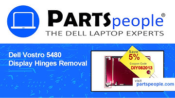 Dell Vostro 5480 (P41G002) Display Hinges How-To Video Tutorial