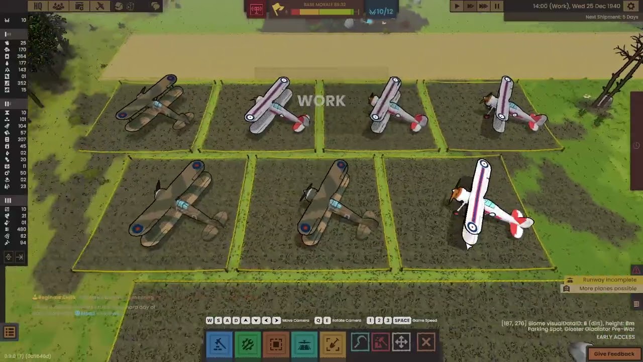 Ground of Aces - Early Access v0.9.0 - Episode 3 Part 6 - Building 3rd Runway