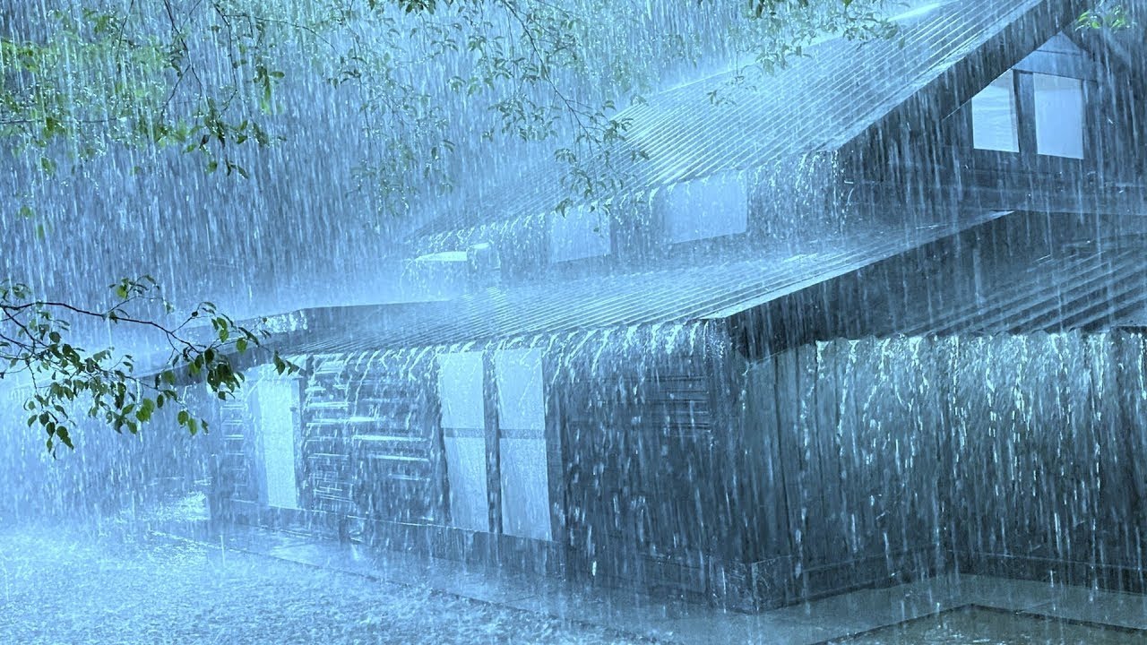 12 Hours Soft Night Rain - For Sleep, Insomnia, Meditation, Relaxing, Studying