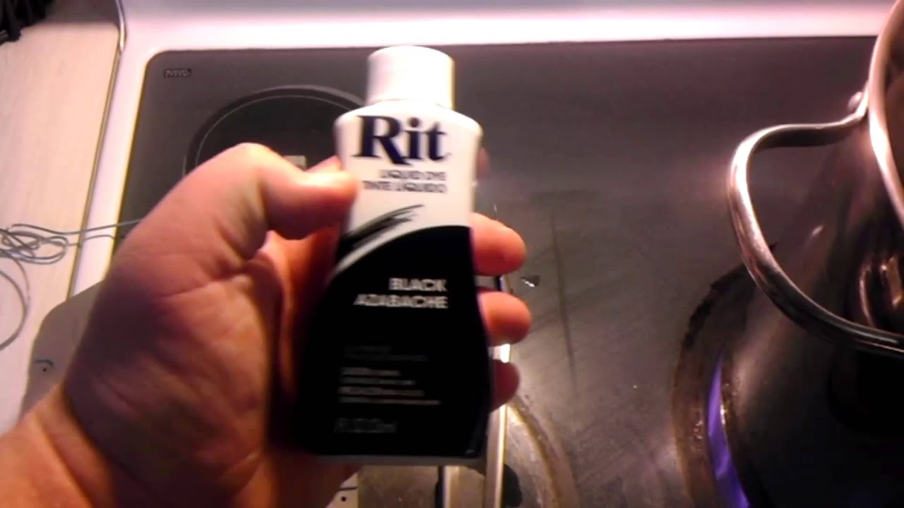 How to RIT Dye your RC parts Dye my Traxxas Slash chassis YouTube