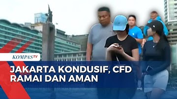 Car Free Day Kembali Digelar di Jakarta, Warga Padati Bundaran HI | SAPA PAGI