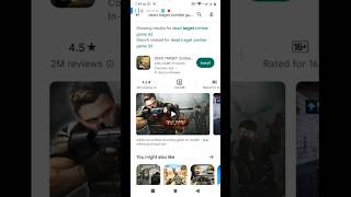 Dead target zombie game 3d offline download to playstore app /HamzaGamer0.6 subscriber my channel screenshot 1