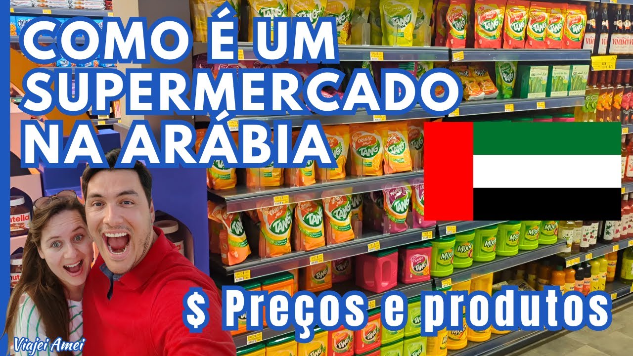 COMO É UM SUPERMERCADO NA ARÁBIA! preços e produtos / Tour Supermercado. Abu Dhabi, Dubai