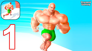 Muscle Rush - Smash Running - Gameplay Part 1 All Levels 1-13 - Android Gameplay