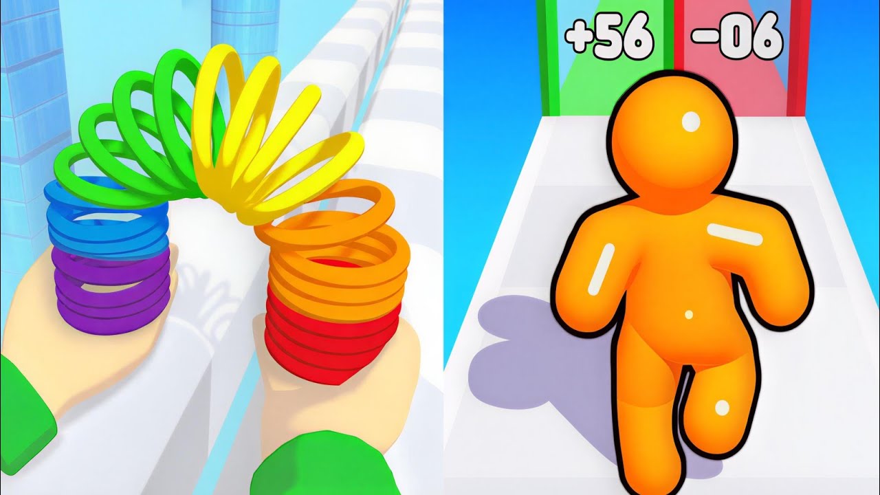 All Level Speed Run Challenge Tall Man Run  VS Toy Spring  💥All Level Unlocked  Android IOS 