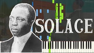 Video thumbnail of "Scott Joplin - Solace 1909 | The Sting & BioShock Infinite OST (Ragtime Piano Serenade Synthesia)"