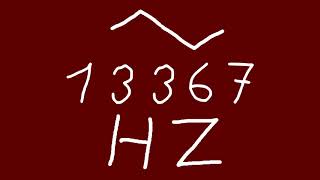 13367 hz triangle