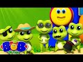 Five Little Speckled Frogs | Bob The Train | Kindergarten Videos | Nursery Rhymes For Children