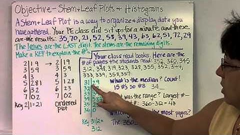Stem & Leaf Plots and Histograms