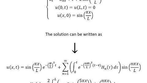 Non-homogeneous Heat Equation Exercise 1