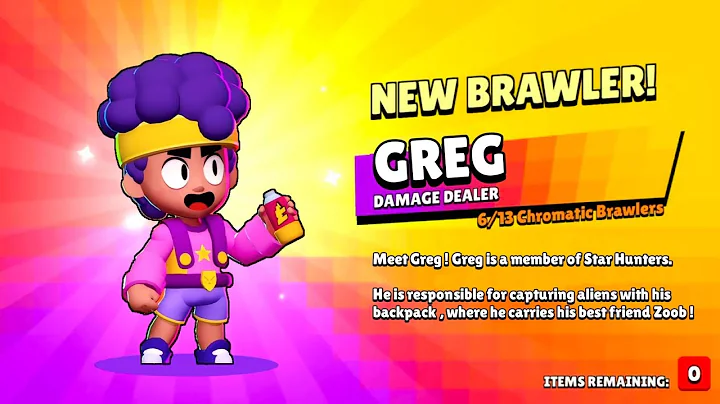 YES!!  New Brawler - GREG | Brawl Pass Unlock  Brawl Stars