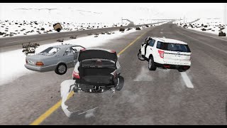High Speed Rear-End Crash Beamng Drive