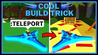 TELEPORT Build Trick!! Build A Boat For Treasure ROBLOX