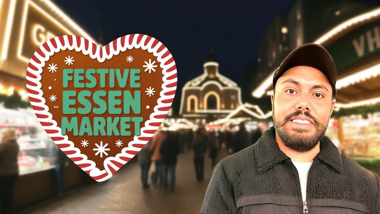 Indian in Germany 🇮🇳 🇩🇪 | Exploring Essen’s Magical Christmas Market 2025 🎅✨ (Must Watch!)