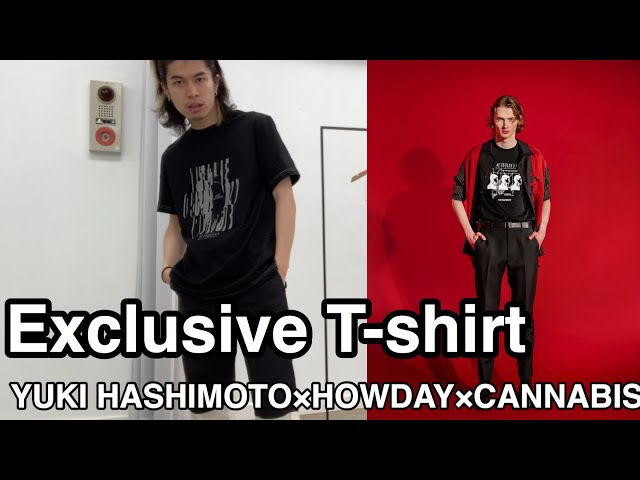 YUKI HASHIMOTO×HOWDAY×CANNABIS 別注Tシャツ！それぞれらしさが出て ...