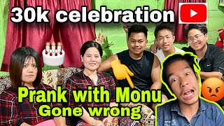 @MonuBikomiya.Prank with Monu | Prank Gone Wrong 😭 ​| 30k celebration @twinsmonpagirls