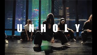 妈妈不知爸爸辣 《unholy》#小橘编舞#